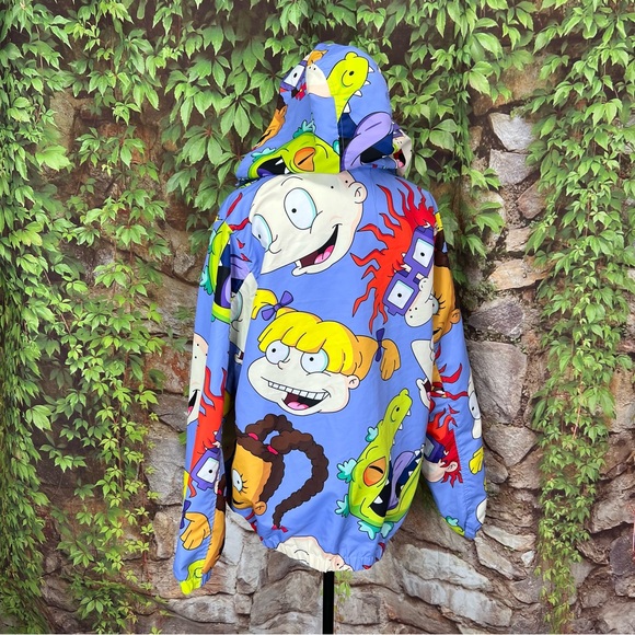 RARE MEMBERS ONLY X RUGRATS Hooded Windbreaker, M - Picture 10 of 16